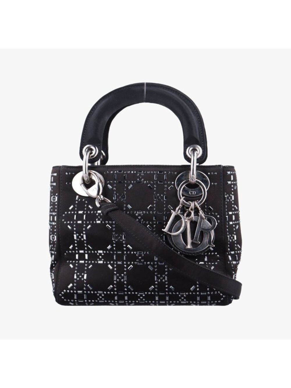 Dior Black Silk Handbag